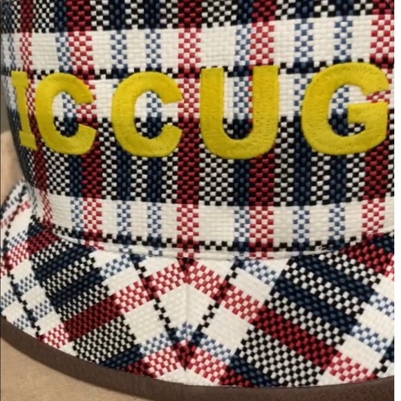 NWT AUTHENTIC Gucci mirror bucket hat Sz Medium - Picture 8 of 11